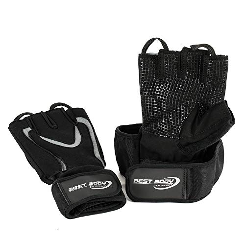 Best Body Nutrition Handschuhe Top Grip 2.0 - Schwarz/Grau - Gr. S