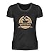 Chorchester Camiseta de manga corta para mujer, diseño de café, Negro , L