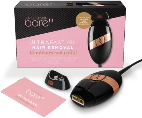 SmoothSkin Bare Fit IPL Long-Lasting Body and Facial Hair Removal Device for Women & Men - Alternative to Laser Hair Removal. with Precision Head.