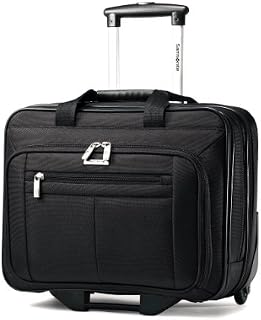 Samsonite Classic Wheeled Business Case Briefcase, Black, 16.5 x 8 x 13.25-Inch