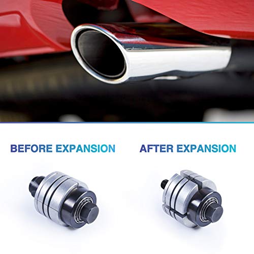 Omt Hex 28Mm (3/4″-10 Thread) Exhaust Pipe Expander Stretcher Tool Set 1-5/8 To 4-1/4 Inches, Muffler Pipe Spreader Automotive Car Tool Kit For Tail Pipe Tube #TOP4