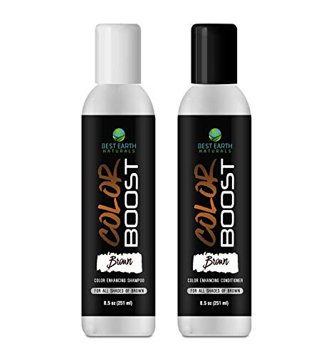 Color Boost Brown Color Depositing Conditioner For All Shades Of Brown Hair Add Hair Color Or Help Cover Gray Hair For Men And Women 8.5 Ounces #TOP2