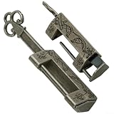 Matériau : fabriqué en alliage de zinc, ce cadenas est conçu pour durer. La construction robuste assure la sécurité de vos effets personnels et offre une fonctionnalité durable.