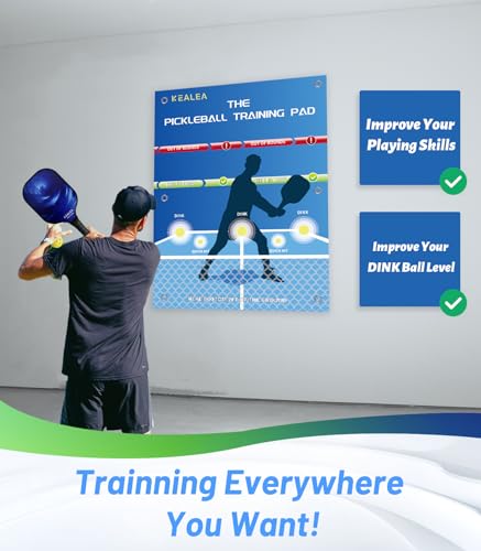 KEALEA Pickleball Training Pad, Practice Pickleball Dink Skill And Training Aid Equipment For Indoor And Outdoor Training Court, Training Equipment - Canada