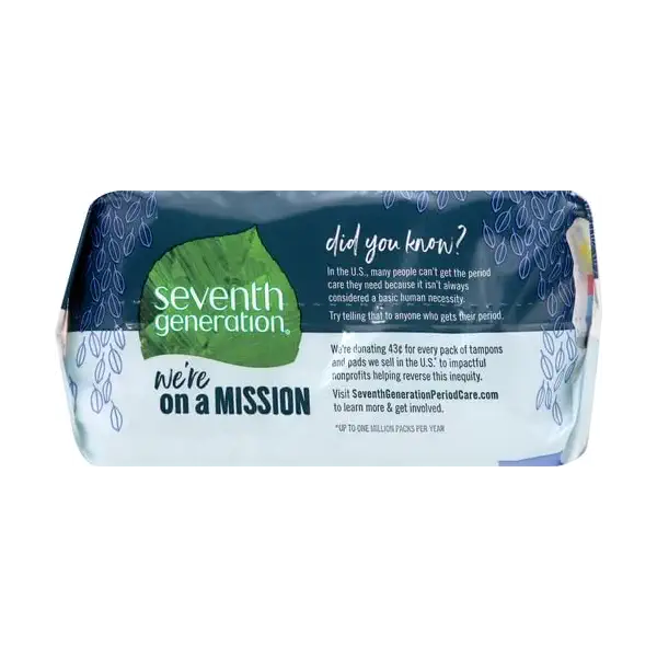 Seventh Generation Maxi Pads, Regular, Free & Clear Chlorine Free, 24 count 13