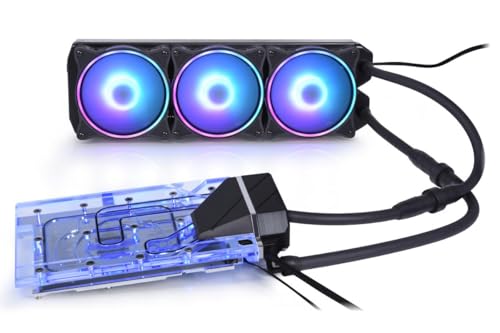 Alphacool Eiswolf 2 AIO - 360mm RTX 3090 �t�@�E���_�[�Y�E�G�f�B�V���� �o�b�N�v���[�g����