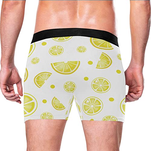 Bóxer para hombre elástico transpirable con estampado original de frutas 3