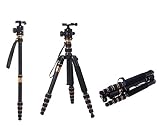 GOWE Pro statyw z włókna węglowego przenośny wymienny statyw podróżny monopod z głowicą kulową do aparatów Canon Nikon SLR
