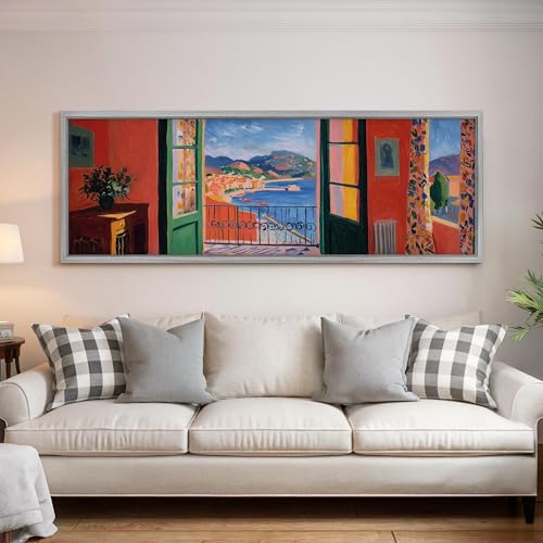 Tableau Matisse bord de mer grand format pour salon - 2