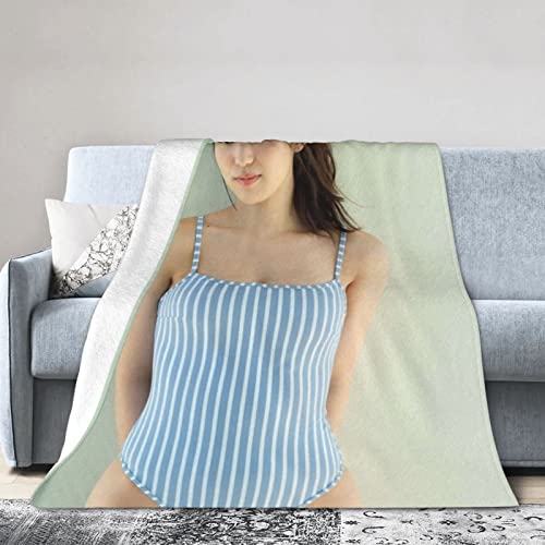 下尾みう1 人気 毛布 ブランケットフランネル ふわふわ おしゃれ ひざ掛け マイクロファイバー あったかい 柔らかく肌触り 速乾 吸湿発熱 丸洗いok 贈り物