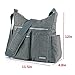 MHCNLL Crossbody Bag with Anti Theft RFID Pocket - Women Lightweight Water-Resistant Purse (Dark gray)