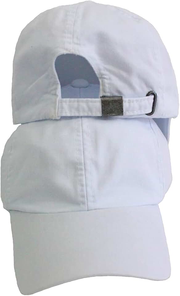 Boné Liso Masculino Feminino Unissex Sarja Aba curvada Com Regulagem De Tamanho Cor: Branco