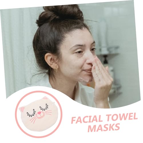 DOITOOL Toalha Quente Faciais Toalhas De Cuidados Toalhas De Vapor Facial Toalha Feminina Coral Toal
