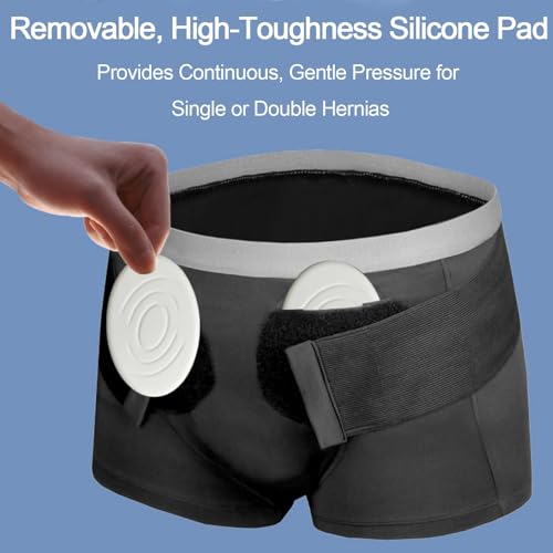 Faja para Hernia para Hombre con 2 Almohadillas Removibles miniatura 4