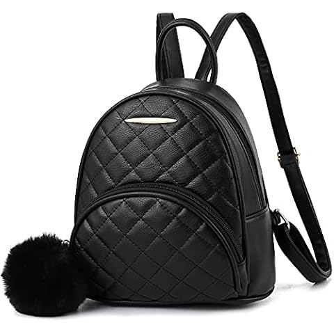 IHAYNER Mini Quilted Vegan Leather Backpack Cover