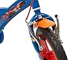 Toimsa Hot Wheels 12 inch Bicycle, Kids Bike Learn to Ride, with Training Wheel Stabilisers and Mudguard, for Children Ages 3-5 Years, Blue and Red #5