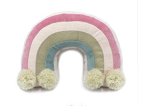 Image of MON AMI Stuffed Rainbow Shaped Plush Toy – 11”, Decorative Plush Toy for Nursery, Playroom Décor, Gift for Kids of All Ages