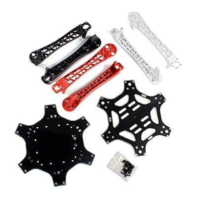 QWinOut F550 6-Axis Airframe RC Hexacopter Drone Kit DIY PNF Unassembly Combo Set with KK 2.3 Flight Controller ESC Motor Propeller