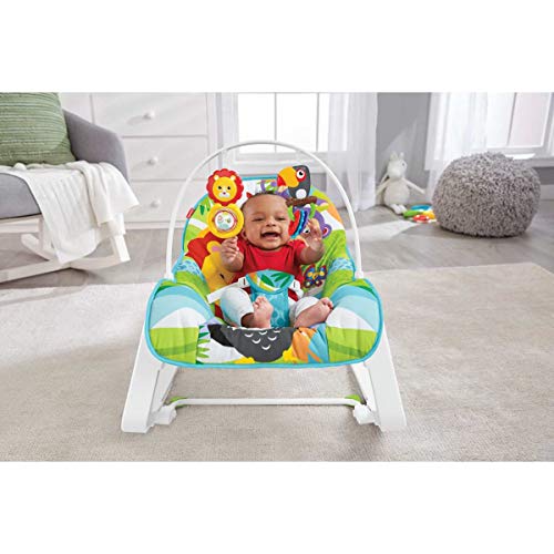 Cadeirinha Macaquinho e Leão, Fisher Price, Mattel