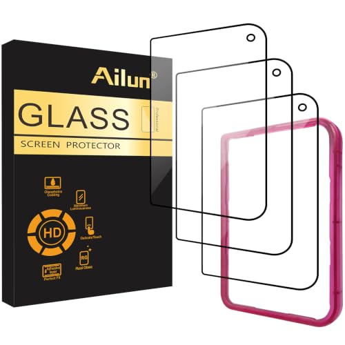 Ailun 3 Pack Outer Screen Protector for iPhone Duo, Tempered Glass