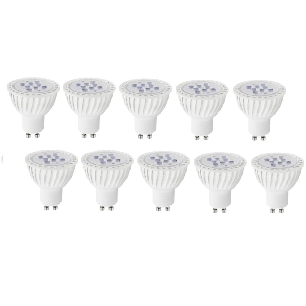 TORCHSTAR 10-Pack MR16 GU10 LED Light Bulb, 7W (60W Equivalent