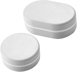 2 fundas de jabón portátiles, tapa de viaje, ...