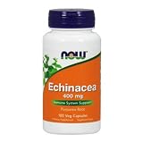 Jeżówka purpurowa korzeń Echinacea 400mg 100 kapsułek NOW FOODS