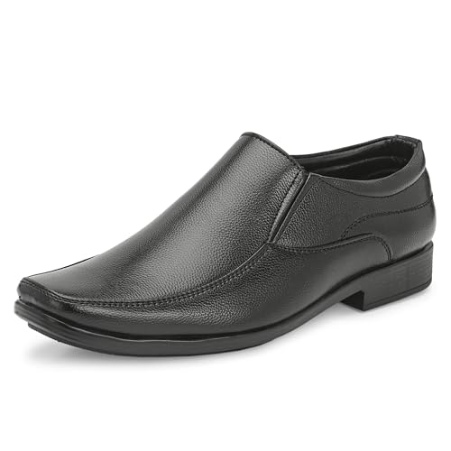 Image of Centrino Men's Formal Shoe | Cushioned Insole Comfortable Shoes | Trendy & Classic Design | Durable TPR Sole Footwear (8113)