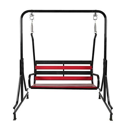 Kaushalendra 2-Seater Swing Jhula Indoor/Outdoor - Iron Swing with Stand, 300 Kg Capacity, 116.8 cm 4 Kaushalendra 2-Seater Swing Jhula Indoor/Outdoor - Iron Swing with Stand, 300 Kg Capacity, 116.8 cm - Image 4