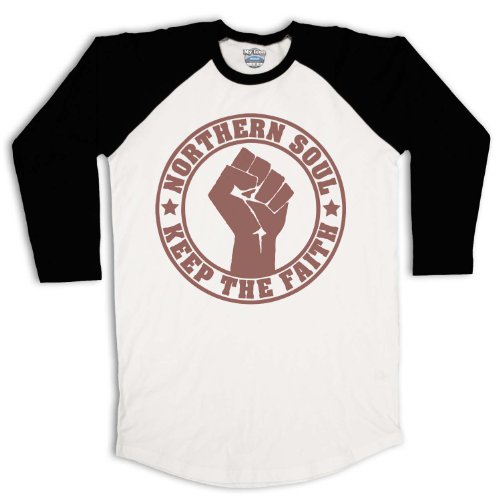 T-shirt de baseball Northern Soul manches 3/4 pour remplacer vos hauts basiques