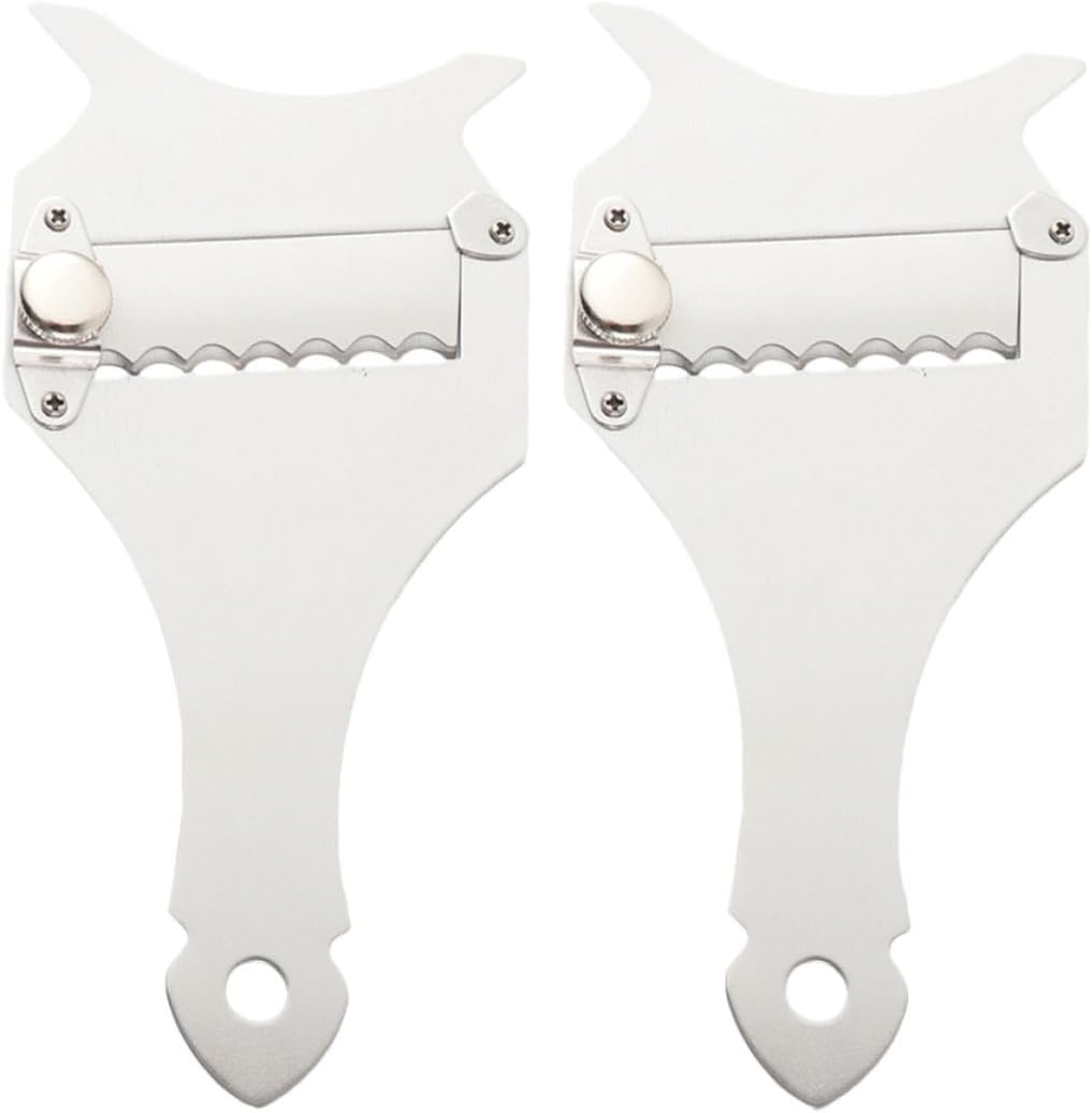 2pcs Stainless Steel Truffle Slicer Shaver for Chocolate and Cheese