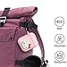 Surmoler Airpods Case Airpods Accessories Protective Silicone Cover and Skin with Carabiner for Airpods Charging Case (Hello Kitty)