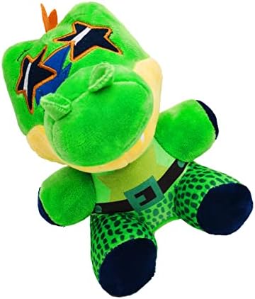 Five Nights at Freddy's Plush Toy Suitable for Collection，Security Breach FNAF Stuffed Doll for Boy Girl Christmas Halloween Birthday Gift, 8“(Montgomery Gator)