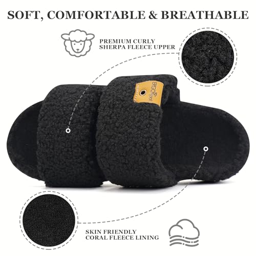 ERGOfoot Women's Orthopedic Slippers with arch support,Open Toe by ERGOfoot - Used condition - Image 4