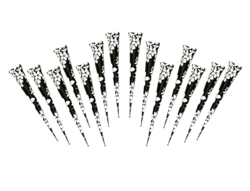 Decent 100% Natural Henna Hair Color Paste – Ready to Use Henna Hair Dye Cones for Grey Coverage, No Ammonia or PPD, Reddish Brown Tone, Pack of 14 (30g Each) henna para el cabello