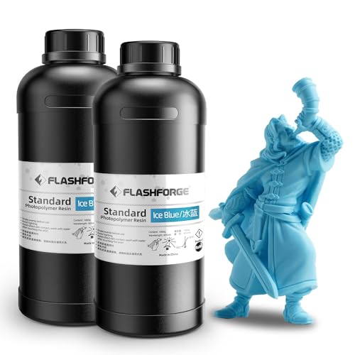 FLASHFORGE 3D Printer Resin, Fast Curing Standard 3D Resin High Precision &...