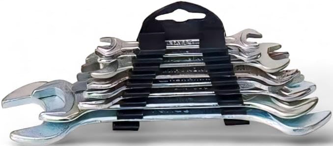 Spanner Set 8pcs Double Open End Spanner Set/Wrench Set/Tool Kit Multipurpose Home Use and Professional Spanners. (B0D4VLV2WB) Amazon Price History, Amazon Price Tracker