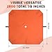 WinnerWhy Hunting Blind Cap Orange Safety Cap 4-Sided Ground Blind Cover Hunting Ground Topper Accessories 2800 Inches(2800 Total Sq Inches)