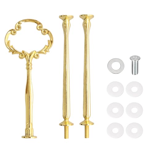 3 Tier Cake Stand Hardware Tiered Tray Plate Hardware Kit Heavy Metal Holder Fruit Plate Stand Food Plate Stand