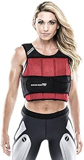 Bionic Body Adjustable 10-lb and 15-lb Weighted Vest with Removable Weights for Personalized