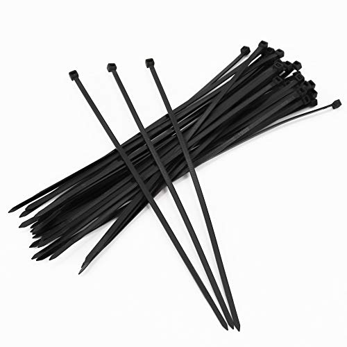 100 serre-câbles 300 mm x 4,8 mm pour filet d'ombrage panneau de clôture panneau de tennis clôture de site Cover