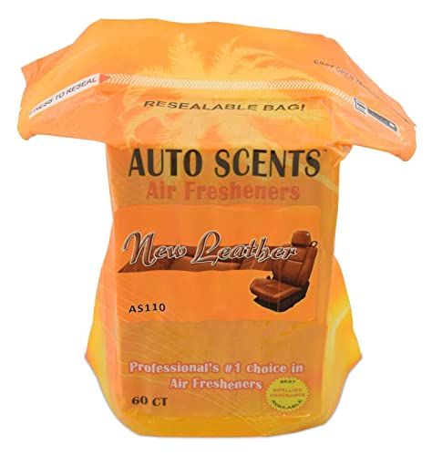 New Leather Scent Professional Air Freshener Pads - Remove The Worst Smells With These Heavy Duty Pads (60 Pads Per Pack) (New Leather Scent) #TOP2