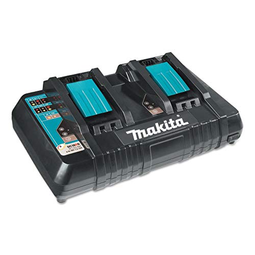 Makita BL1850B2DC2 18V LXT&reg; Lithium-Ion Battery and Dual Port Charger Starter Pack (5.0Ah)