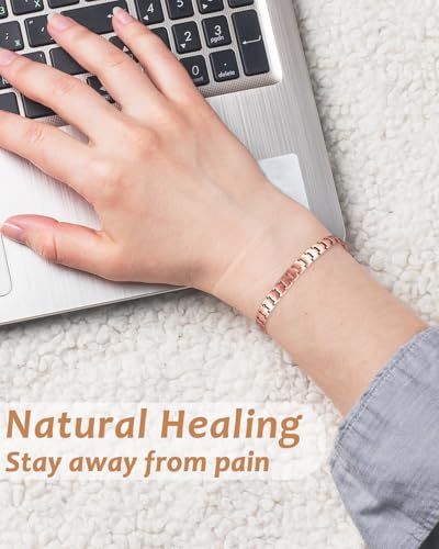 MagVIVACE Copper Magnetic Bracelet for Women, Copper Jewelry with Magnet (1)2