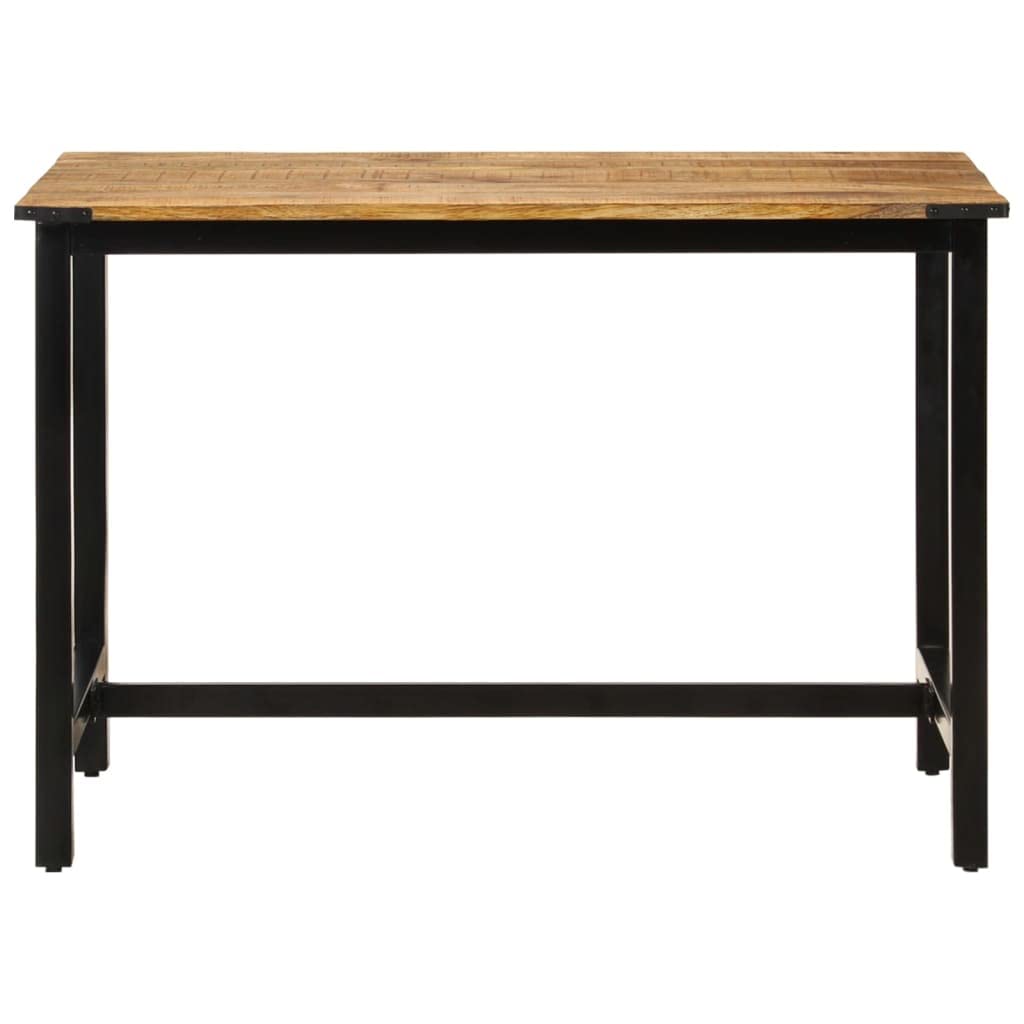 Fengshui Mesa de comedor de 110 x 60 x 76 cm, madera maciza de mango