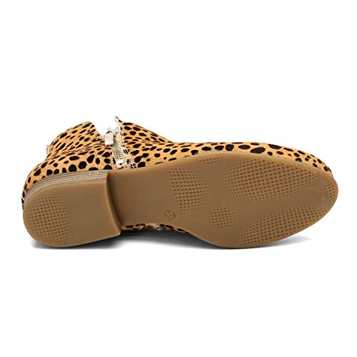 Eric Michael Lynx Tan Cheetah 37 (Us Women's 6.5-7) M (B) #TOP6