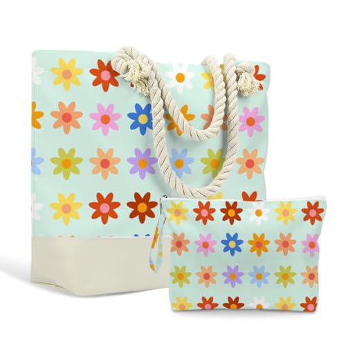 Fokongna Fashion Tote Bag & Wet Bag, Waterproof Modern Multi-purpose, Gift for Women Style Daily Travel Use
