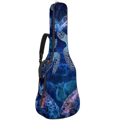 Sac à dos guitare basse imperméable en tissu Oxford avec 2 poches