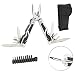 Produktbild Semptec Urban Survival Technology Multiwerkzeug: 27in1-Multitool aus Edelstahl mit Schraubendreher-Set und Gürteltasche (Kombizange)
