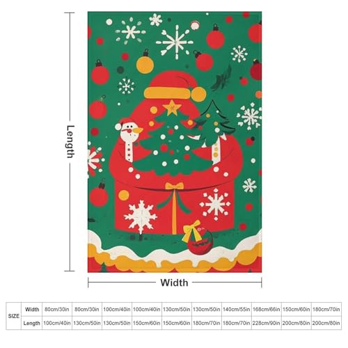 Plaid en flanelle de Noël doux et résistant pour lit et sofa de standing - 3